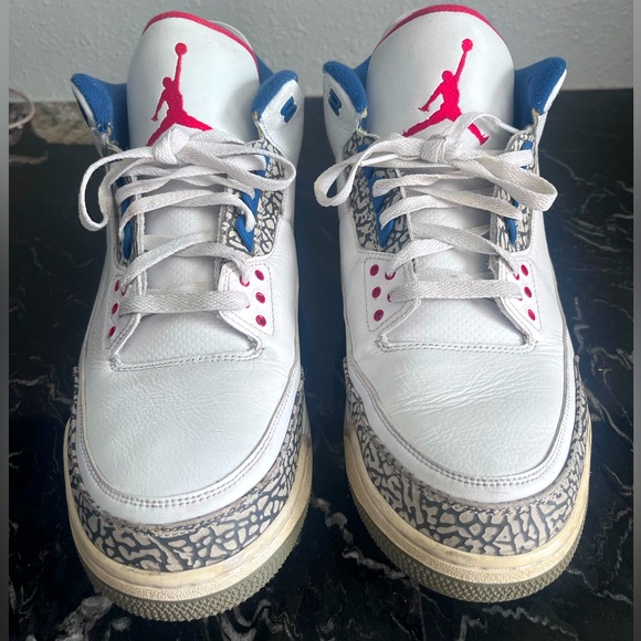 Nike Air Jordan 3 True Blue 2016 Size 15 Hardly Worn in Great Condition - Picture 1 of 6